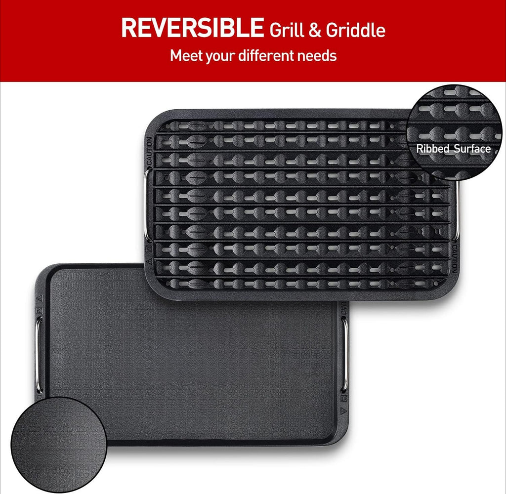 Dual Plate Smokeless Grill
