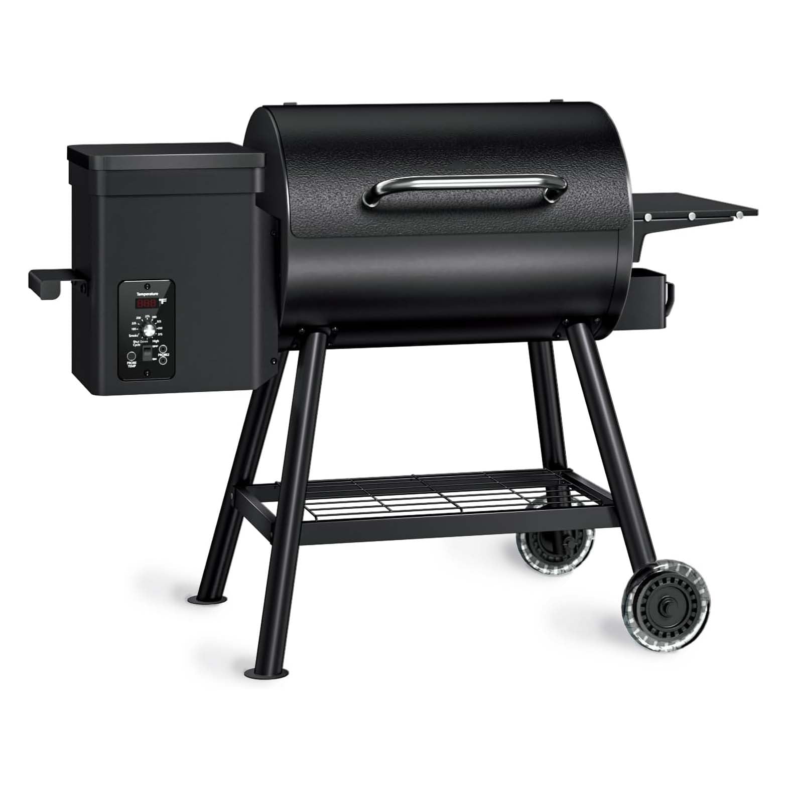 Side Shelf Outdoor Pellet Cooker