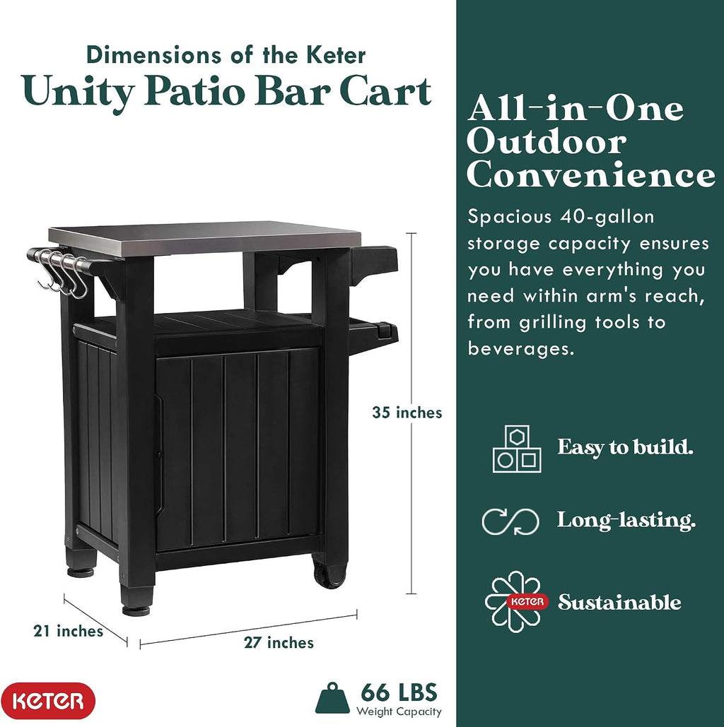 Portable Outdoor Serving Table