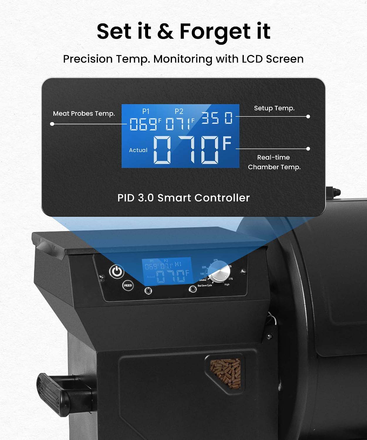 8-in-1 Outdoor BBQ Cooker
