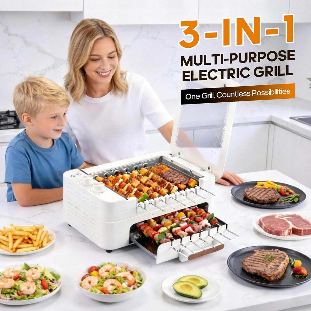 Rotating 3in1 Electric Grill