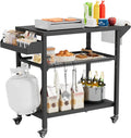 Wheeled Movable Grill Cart