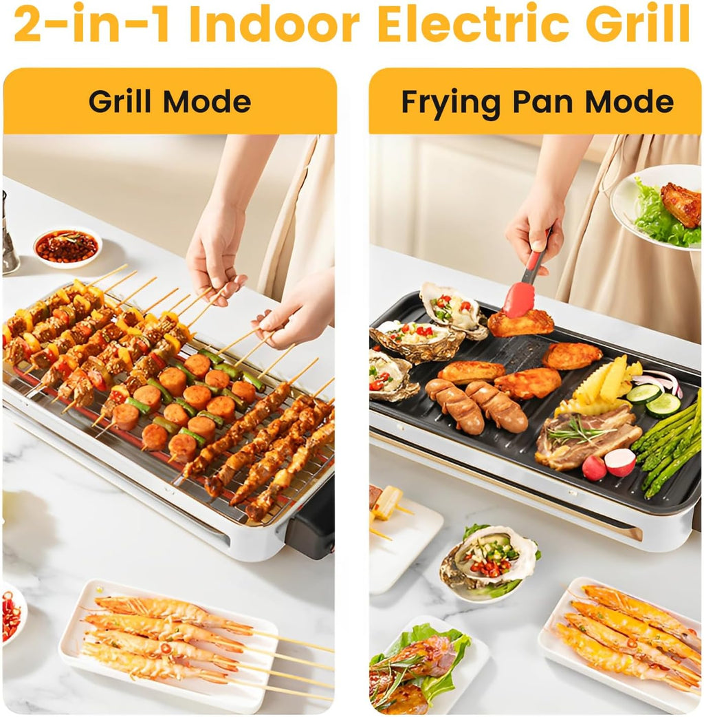Two-In-One Smokeless Grill