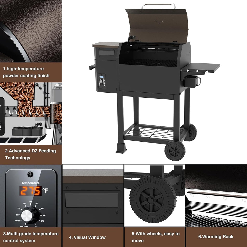 Side Shelf Outdoor Smoker