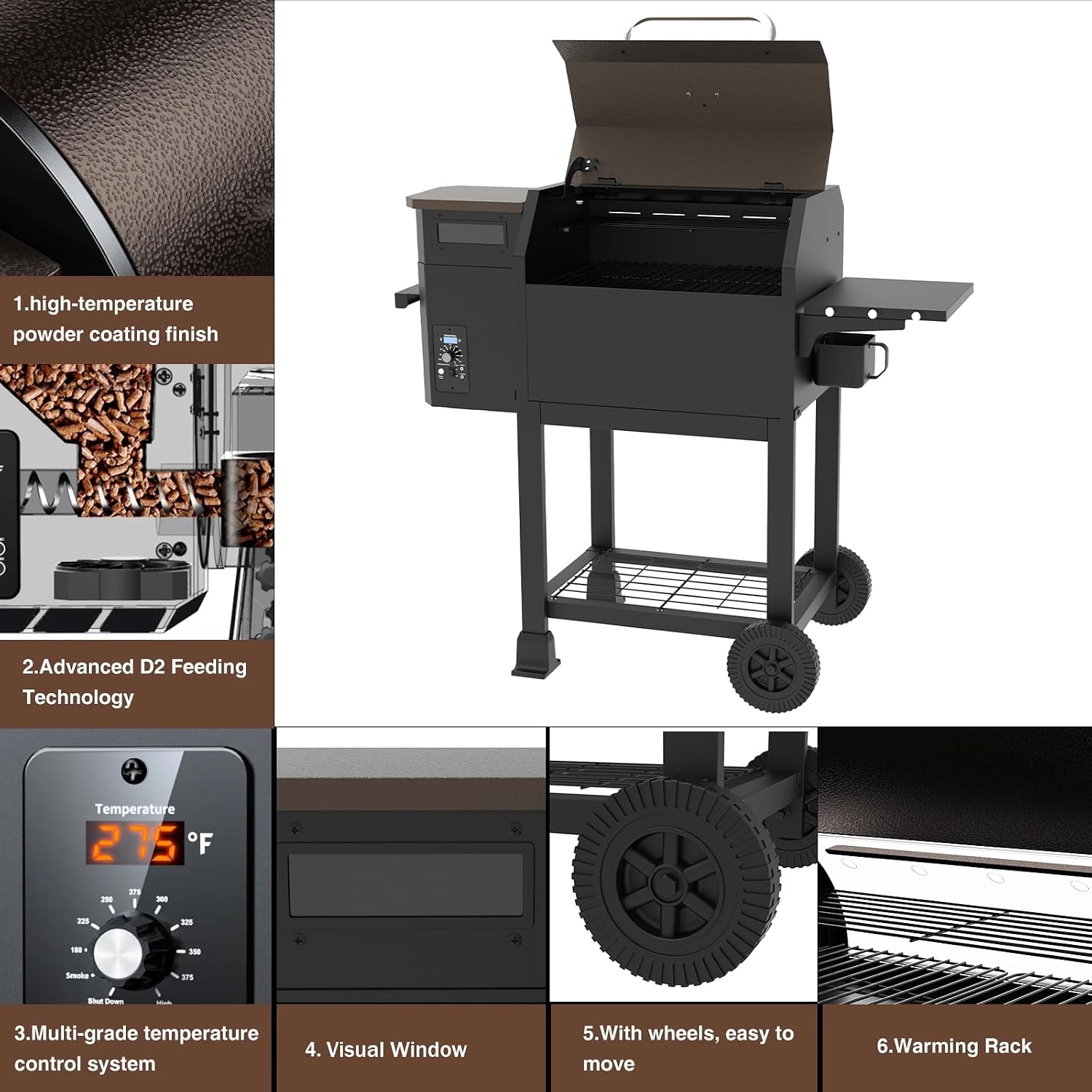 Side Shelf Outdoor Smoker