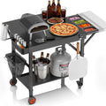 Extendable Pizza Oven Cart