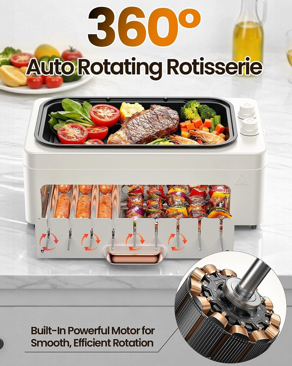 Four-In-One Smokeless Grill