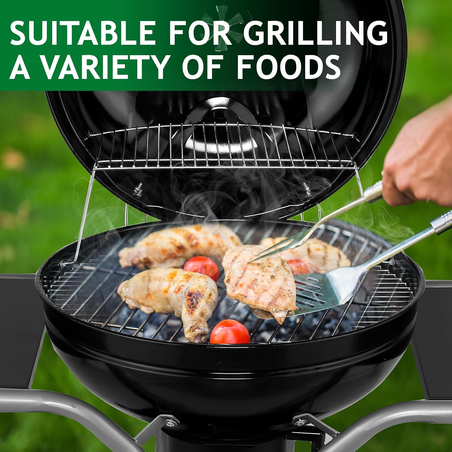 Side Table Kettle Grill