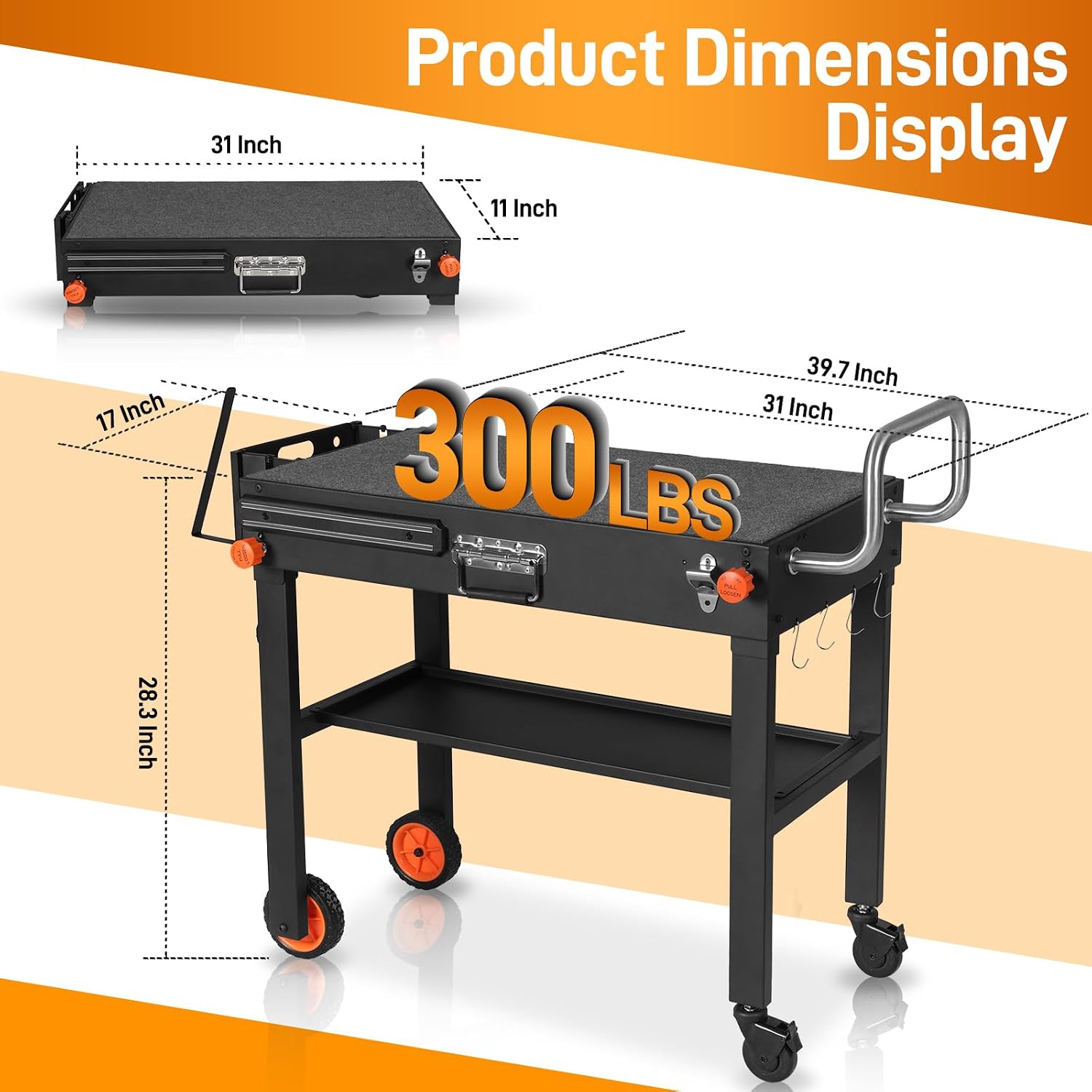 Foldable Griddle Grill Stand