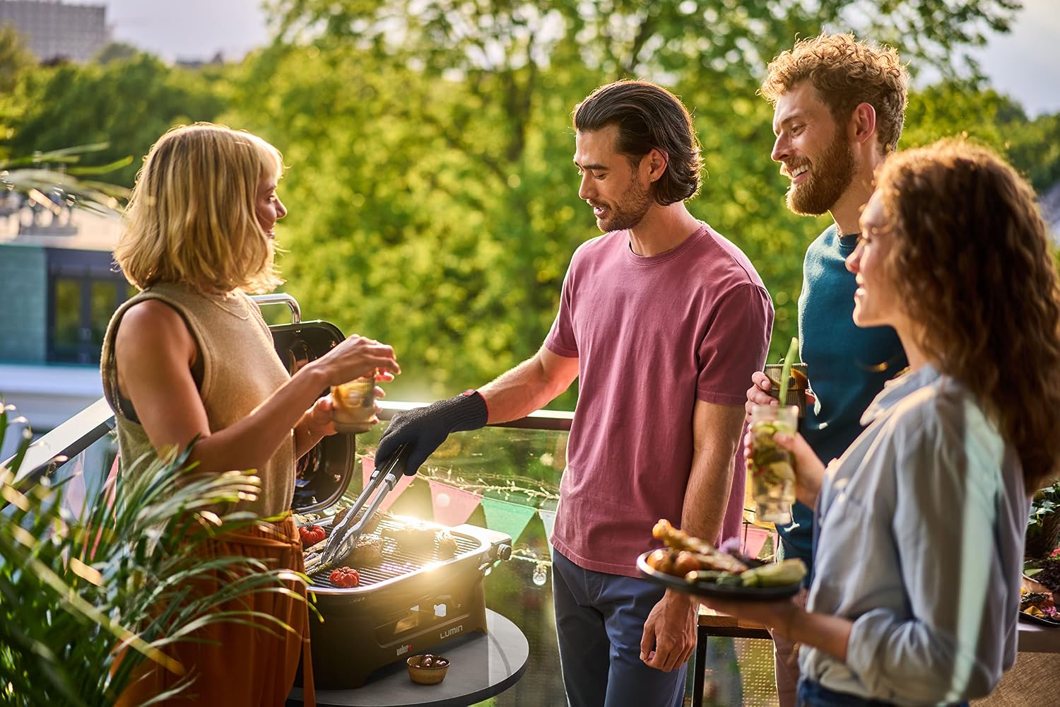 Compact Portable Electric Grill