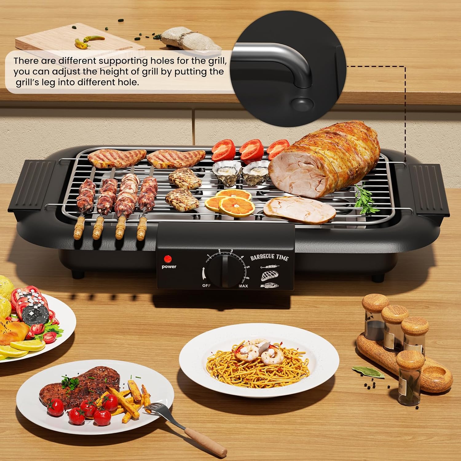 High Power Smokeless BBQ Grill