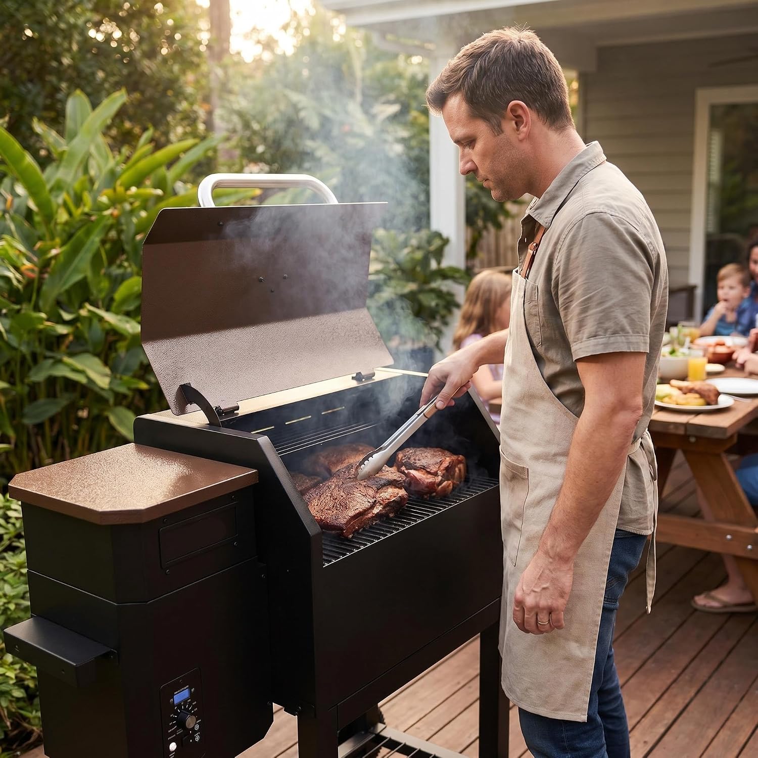 Side Shelf Outdoor Smoker