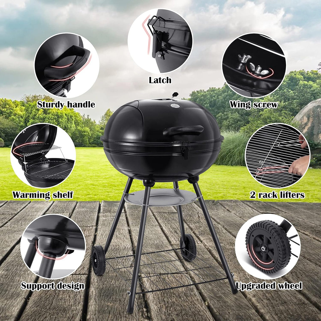 Wheeled Kettle Charcoal Grill