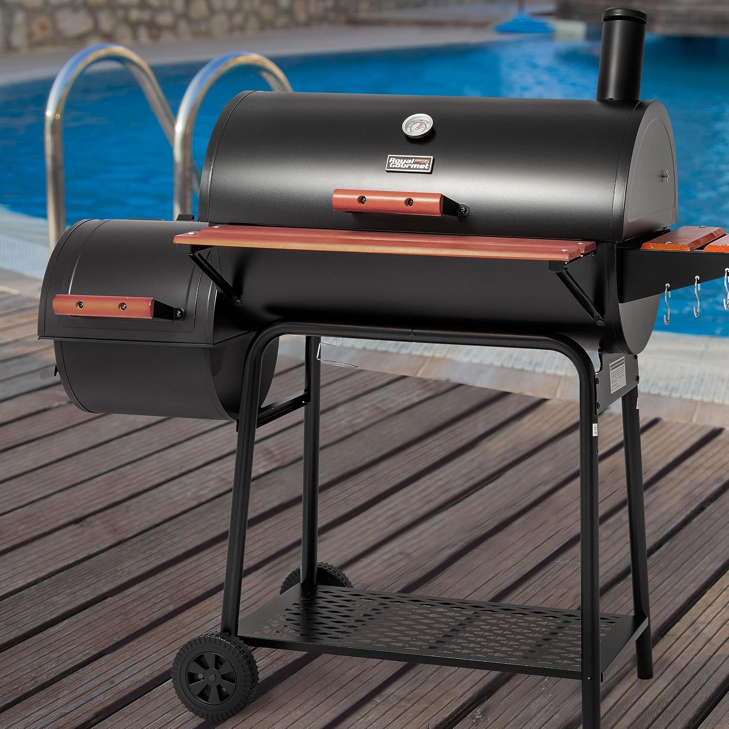 Charcoal Offset Smoker Grill
