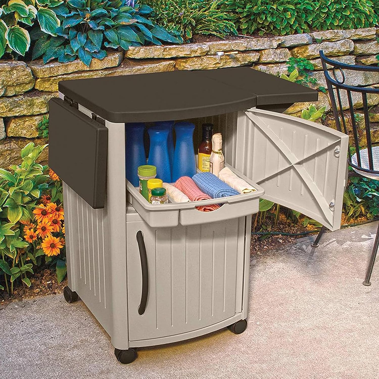 Storage Grilling Prep Station