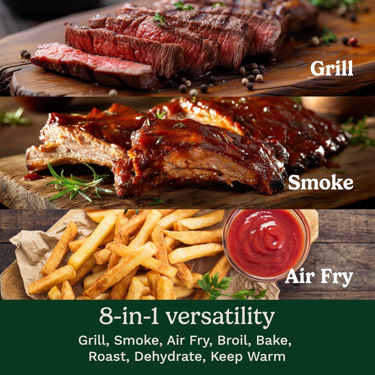 8-In-1 Outdoor Electric Grill
