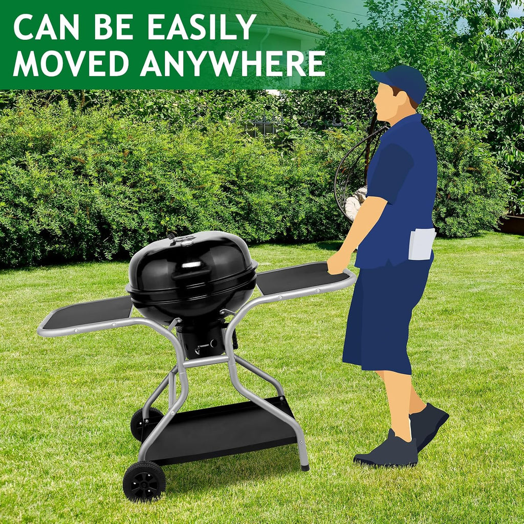 Side Table Kettle Grill